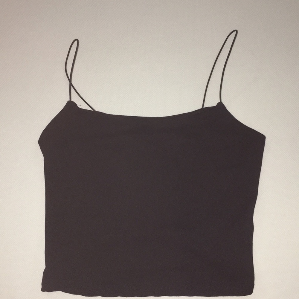 Black tank top